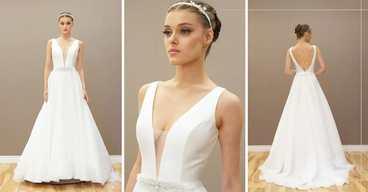 A-line bridal dress