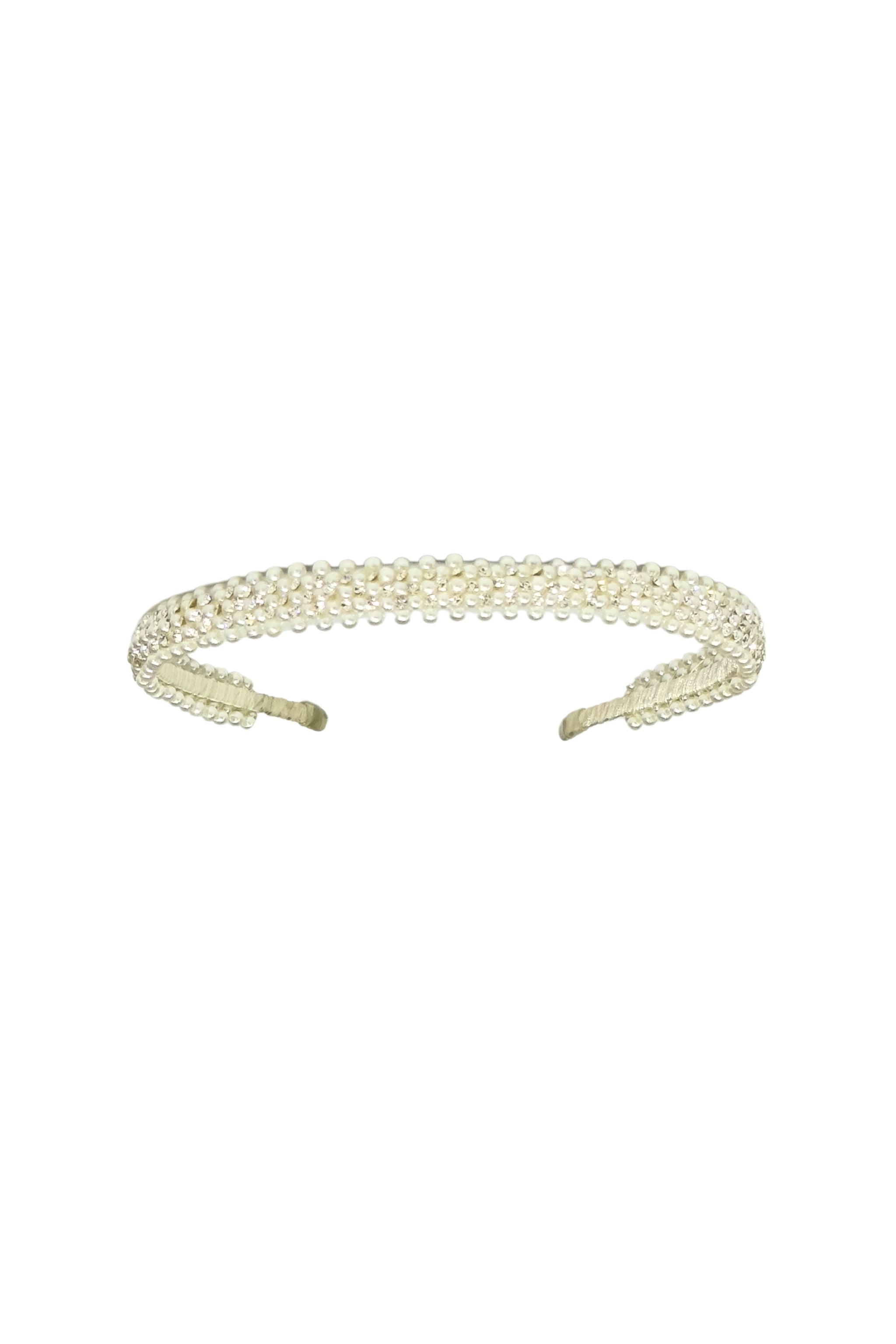 Classic Pearl Bridal Headband – Elegant Wedding Hair Accessory