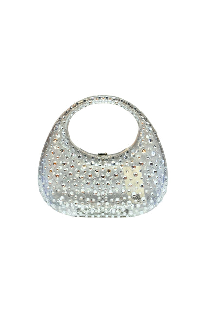 Transparent Bridal Crystal Handbag
