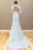 white textured lace dress