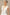 Close-up of the deep V-neckline & modern A-line wedding gown with a headband.