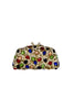 Multicolor Crystal Clutch - Evening Handbag