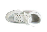 White Leather and Suede sneakers